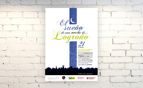 Cartel Sueño de una noche de Logroño